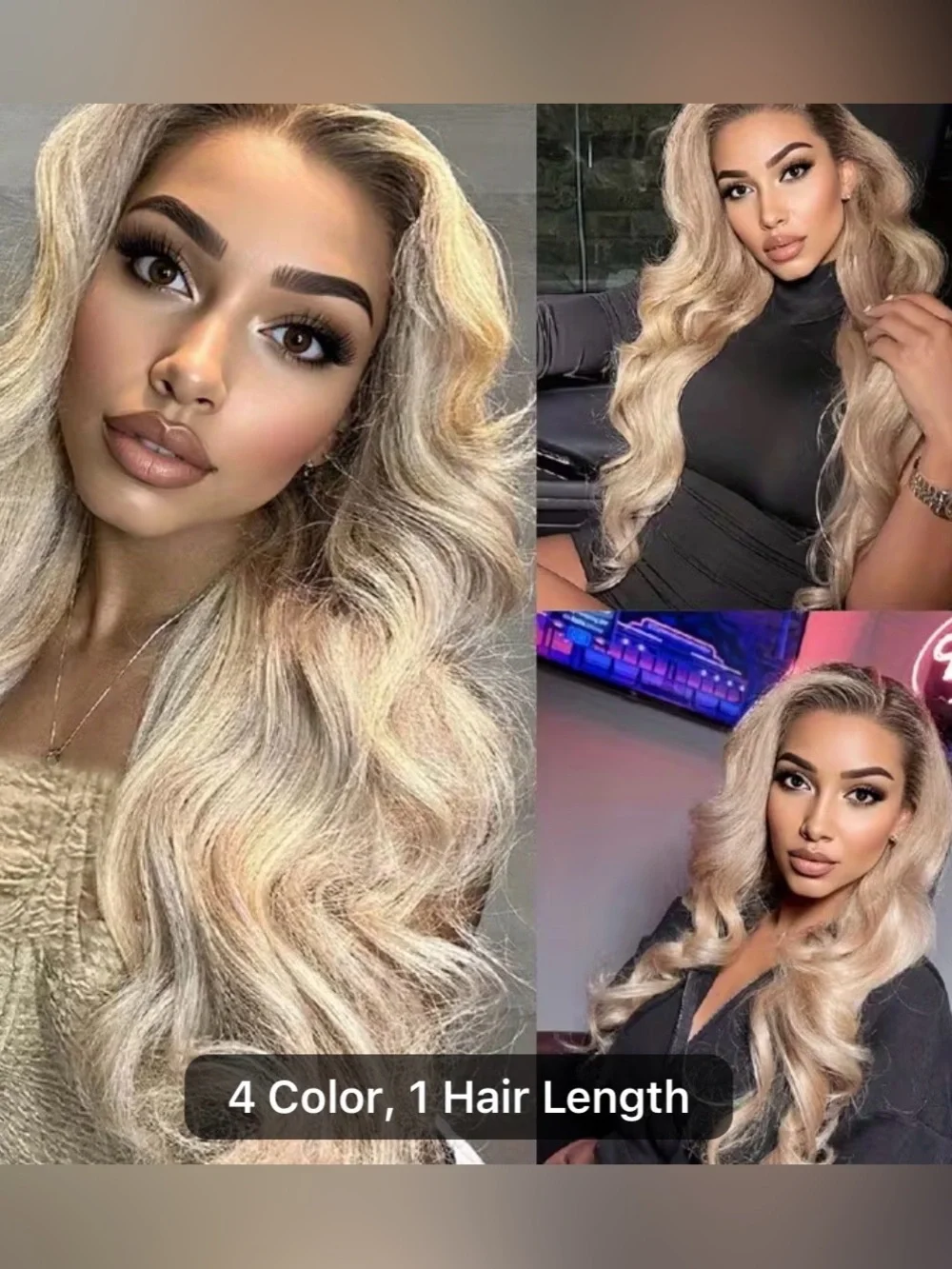 Blonde Long Wavy Women’s Hair Extensions - Stylish Platinum Blonde